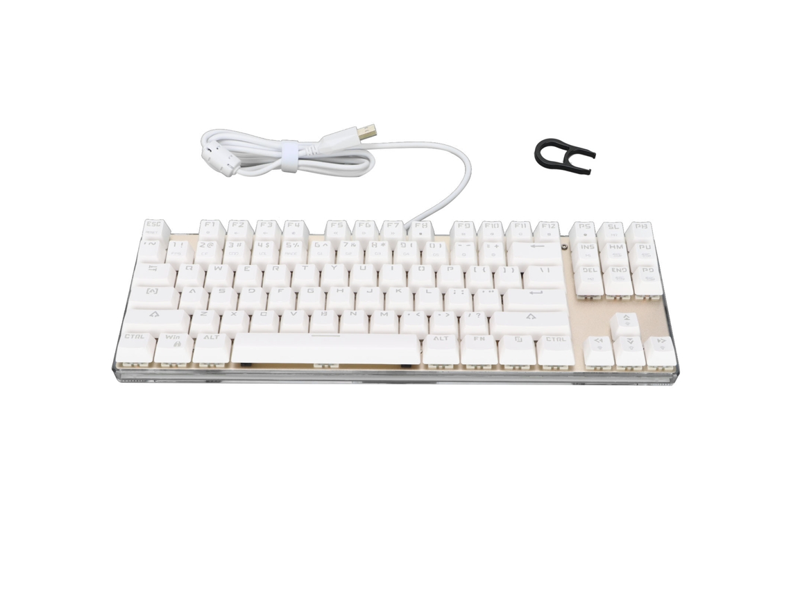Teclado mecánico para juegos con cable RGB