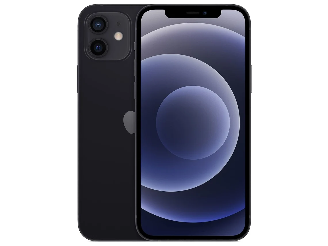 iPhone 12 APPLE (Reacondicionado Como Nuevo - 64 GB - Negro)