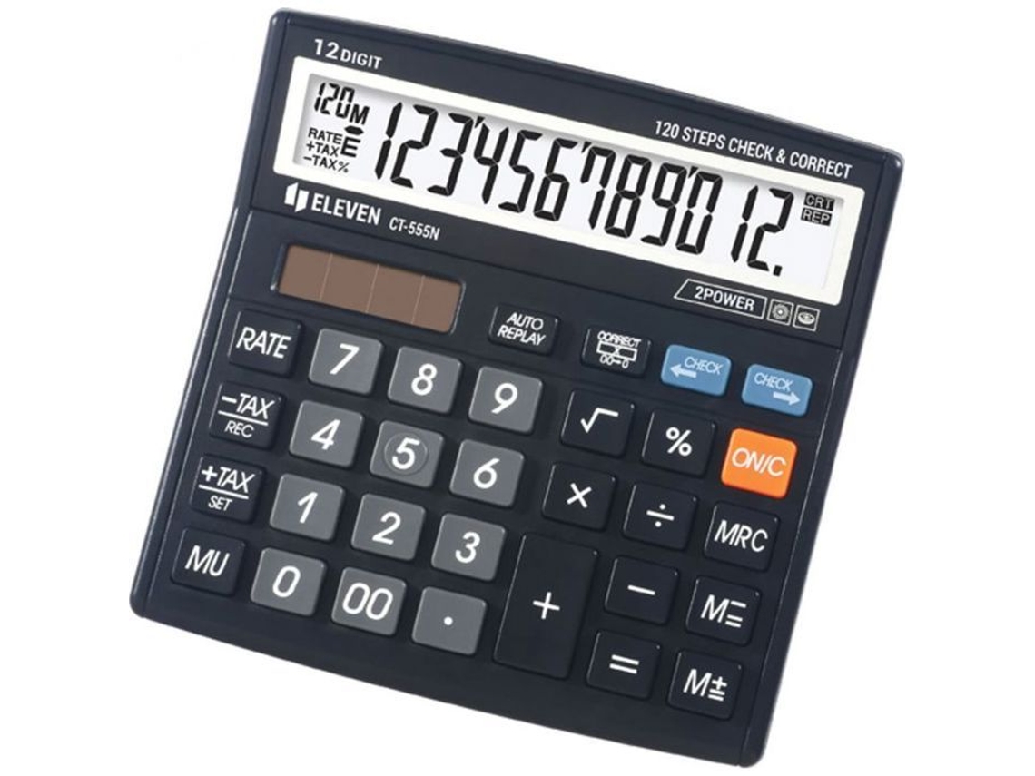Calculadora Eleven Kalct555n Calculadora de mesa Eleven Ct555n Negra