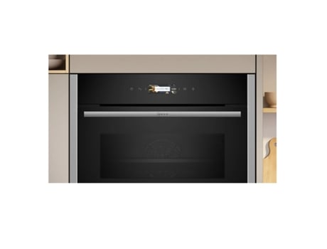 Horno combinado mo integrado 45 negro C24MR21N0 - NEFF