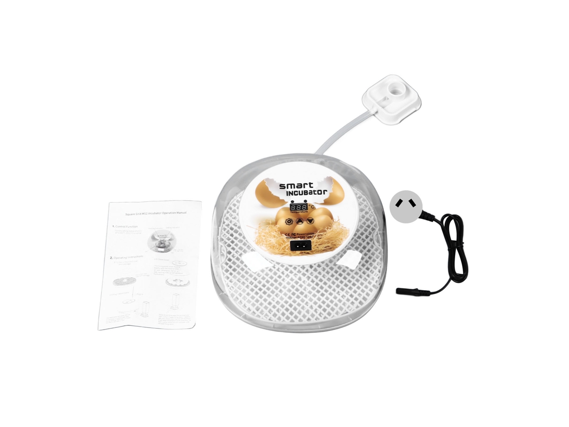 Incubadora de huevos pequeña Primerox con rotador de 360° para gallinas y codornices, 220 V