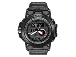 Reloj Deportivo Multifuncional Smael 1545 Para Hombre, Resistente Al Agua Hasta 50 M, De Cuarzo Digital.