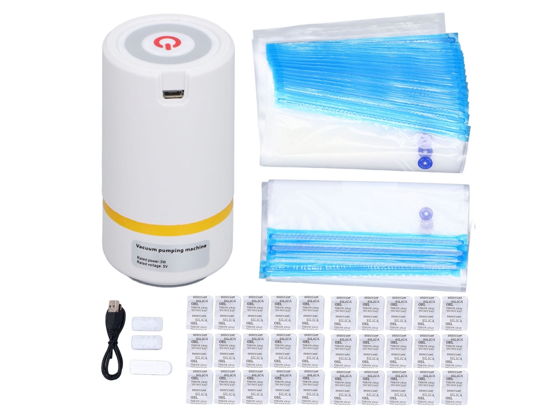 Kit De Vacío Para Filamento De Impresión 3d, Bomba Automática De 5 V Y 3 W, Bolsas Herméticas De 2 Tamaños.
