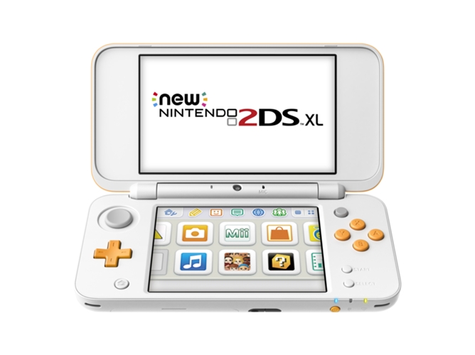 Consola NINTENDO 2DS XL Blanco-Naranja