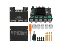 Placa Amplificadora Bluetooth De 2.1 Canales Con Subwoofer De 50w+50w+100w Y Control De Graves Y Agudos.