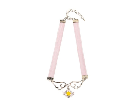 Collar colgante de cosplay Enamelo Ala Star Heart Card Captor Sakura Velvet Choker