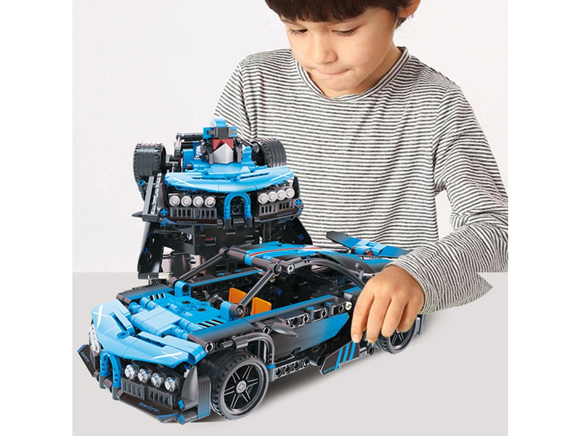 2026-set De Bloques Transformables Robot Y Coche, Juguete De Construcción Con Más De 667 Piezas Para Niños