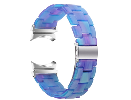 Correa de acero inoxidable con hebilla para Samsung Galaxy Watch 5 40mm/44mm/Watch 5 Pro 45mm - azul púrpura