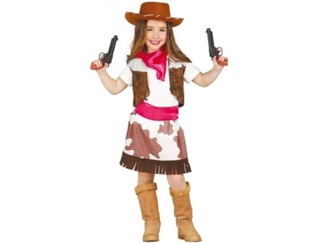 Disfraz de Niña DISFRAZZES Cowgirl (Talla: 5 a 6 años)