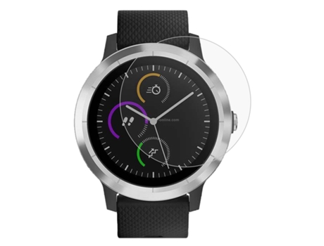 Enkay Hat-Prince para reloj inteligente Garmin Vivoactive 3 0,2mm 9H dureza superficial 2.15D película de pantalla de vidrio templado a prueba de e...