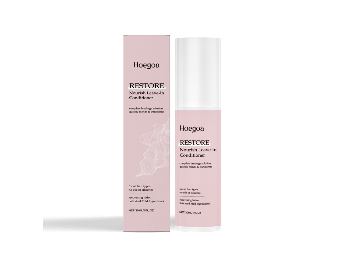Acondicionador sin enjuague para nutrir, reparar y revitalizar el cabello dañado.