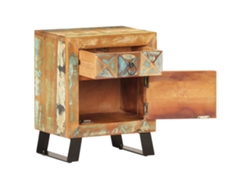 Maison Exclusive - Mesita De Noche De Madera Maciza Reciclada 40x30x50 Cm