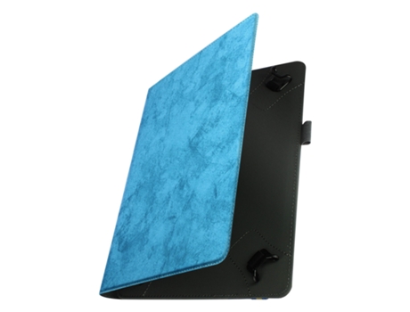 Funda Tableta Soporte de vídeo y teclado magnético Serie Trifold azul AVIZAR