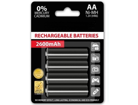 Pilas Recargables ESPERANZA AA (4 Und)