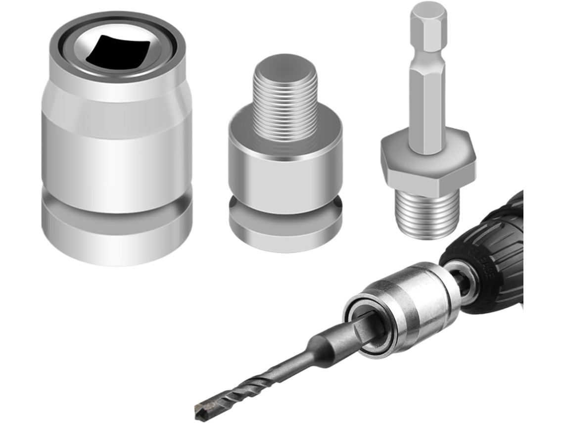 Portabrocas Autoajustable Adaptador Para Llave De Impacto Taladro Percutor El Ctrico Pieza Repuesto Herramientas