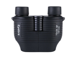 Telescopio portátil 10x25, binoculares HD de alta potencia, tamaño compacto, para poca luz, para conciertos, Yizhood (negro)