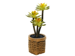 Suculentas artificiales, bonsáis, decoración creativa del hogar, plantas artificiales en macetas. NEVEANCE