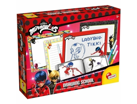 Fichas para dibujar LISCIANI GIOCHI Miracoulos LadyBug Multicolor