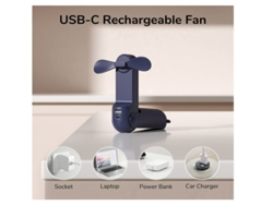 Ventilador Portátil YIZHOOD Fans349 azul