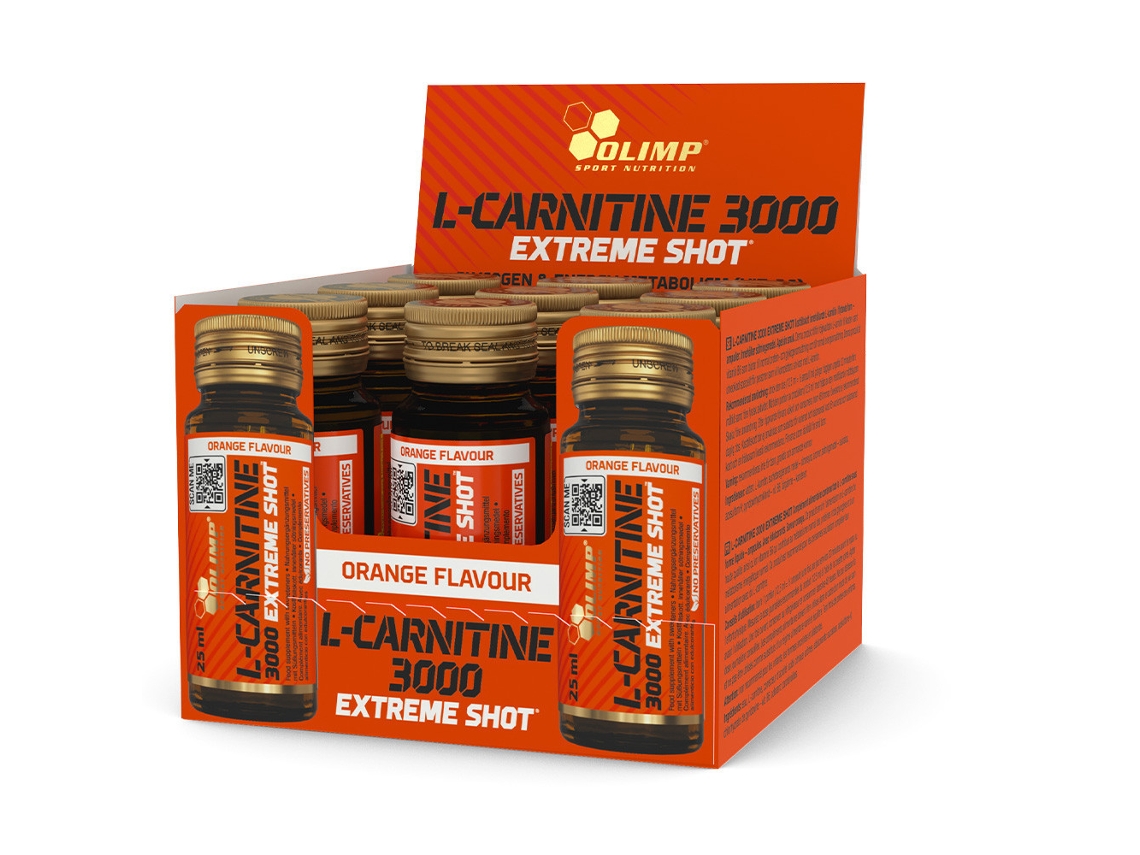 L-Carnitina 3000 Extreme Shot de Olimp Sports Nutrition (9 cápsulas de 25 ml)