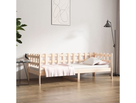 Sofás Cama VIDAXL Marrón Madera (193.5x96x68.5 cm )