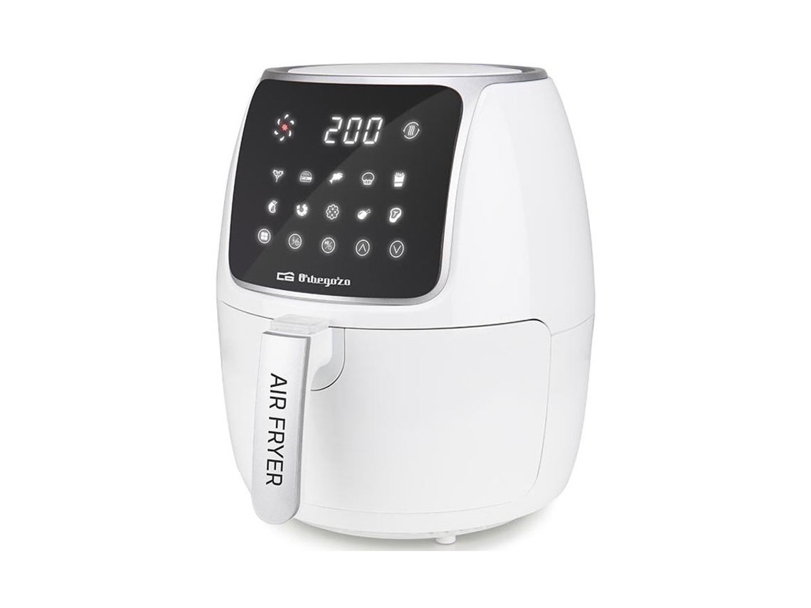 Freidora Por Aire / Sin Aceite Orbegozo Fdr 64/ 1500w/ Capacidad 4l, Blanco. Suinga