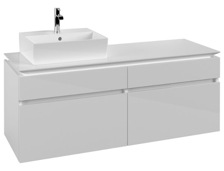Módulo de lavabo Villeroy &amp Boch Legato B614 1400x550x500mm lavabo lado izquierdo