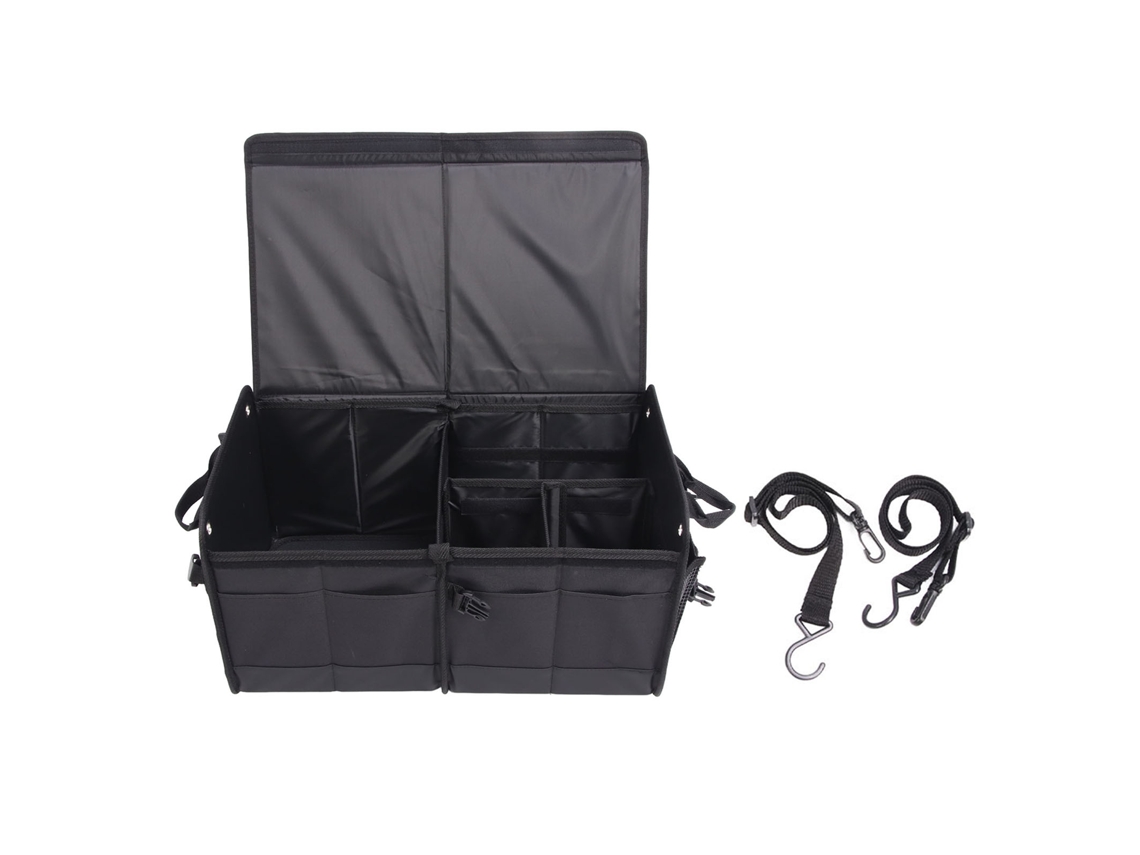 Organizador De Maletero Para Coche Caja De Almacenamiento Plegable Multifuncional Con Tapa Para Coche Suv Sedán