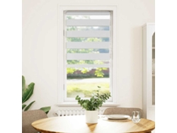 Maison Exclusive - Estor Cebra Blanco 65x150 Cm Tejido Ancho 60,9 Cm Poliéster