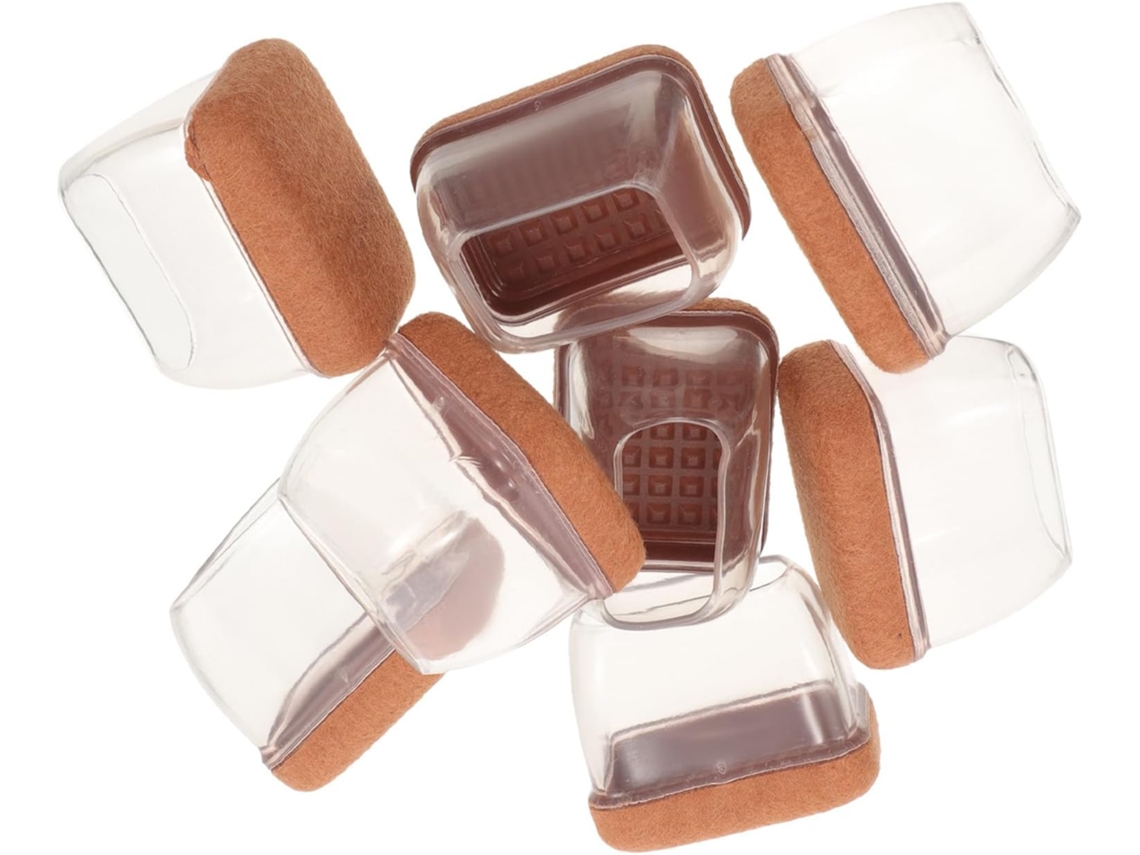 Juego De 8 Almohadillas De Tpe Y Fieltro Para Muebles, Cojines Protectores Para Patas De Sillas.
