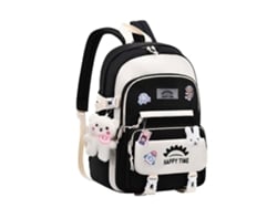 Mochila Infantil, Bolso De Viaje Informal Con Botones A Presión Y Adornos, Bolso Educativo Perfecto Para Niños, Gran Durabilidad, Bolso Educ
