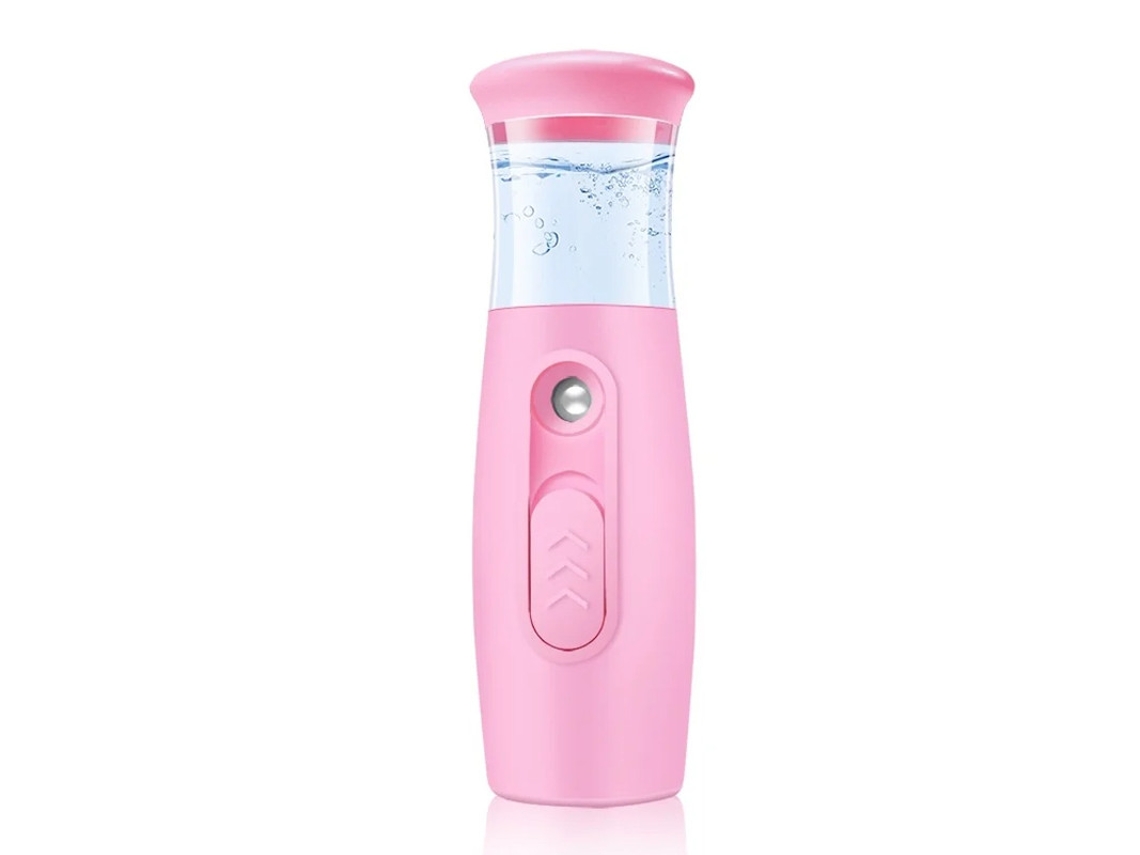 Práctico pulverizador facial Humidificador portátil Máquina pulverizadora facial blanca Humidificadores portátiles Rosa YIZHOOD