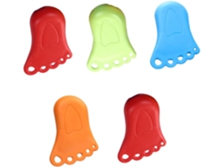 Conjunto De 5 Batentes De Porta De Segurança Em Plástico Antiderrapante