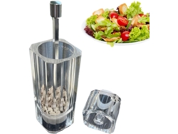 Molinillo De Sal Marina | Herramientas De Cocina Manuales, Fáciles De Usar, Ajustables, Transparentes Y Recargables Para