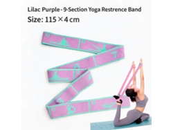 Bandas De Resistencia Para Fitness, Yoga Y Pilates Digitallab Morado