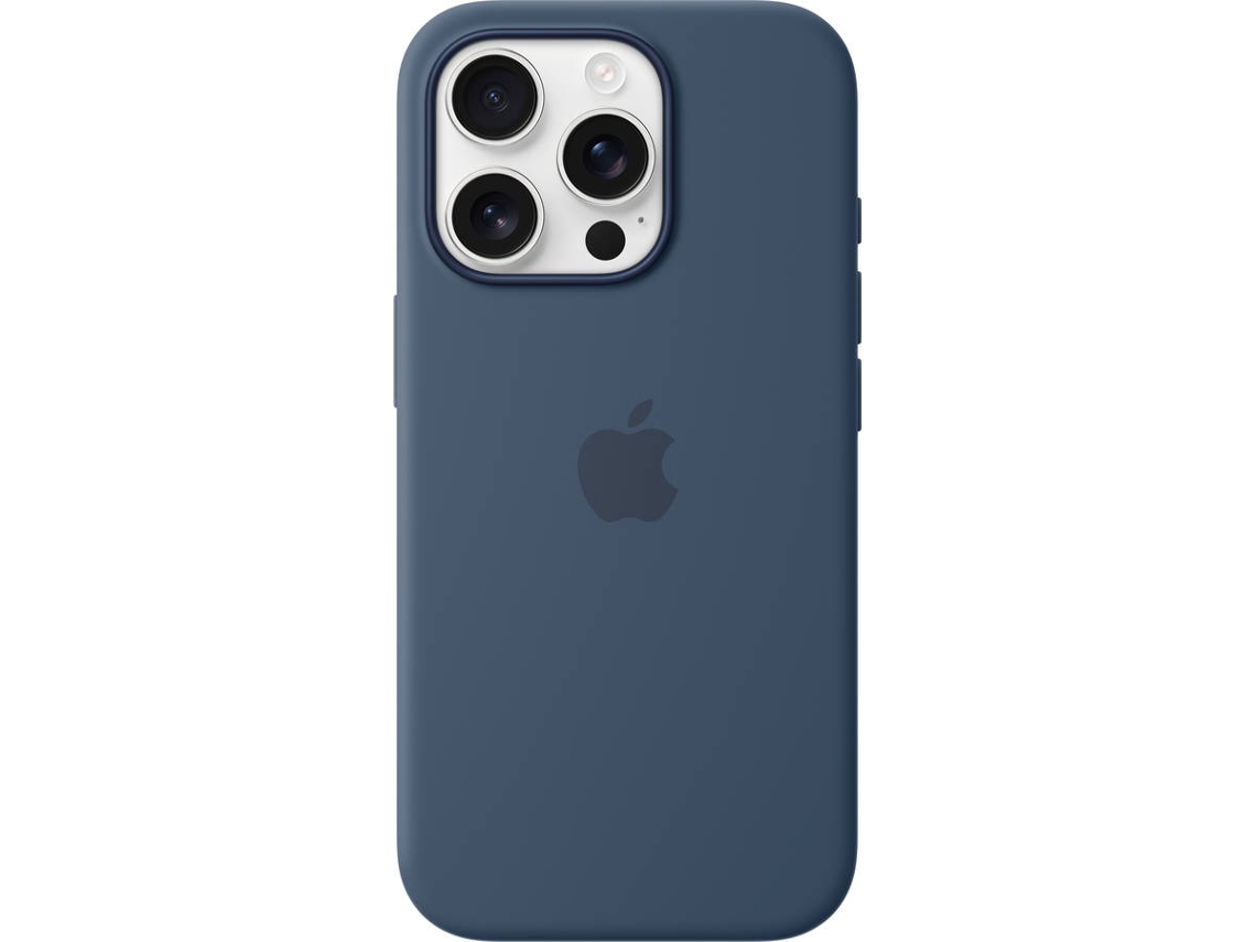 Funda APPLE Silicone Case con MagSafe para iPhone 16 Pro (Denim)