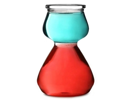 Taza XGF 1pcs Tiro Gafas Taza de cristal Taza de copa de vino Taza Bullet Absinthe Cocktail Shot Tiro Pequeña Taza de cristal transparente Taza de ...