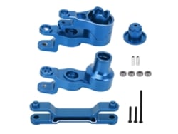 Conjunto De Direção De Rc Em Liga De Alumínio Cnc Para Carro Traxxas 1/5 Acessórios Leve Azul