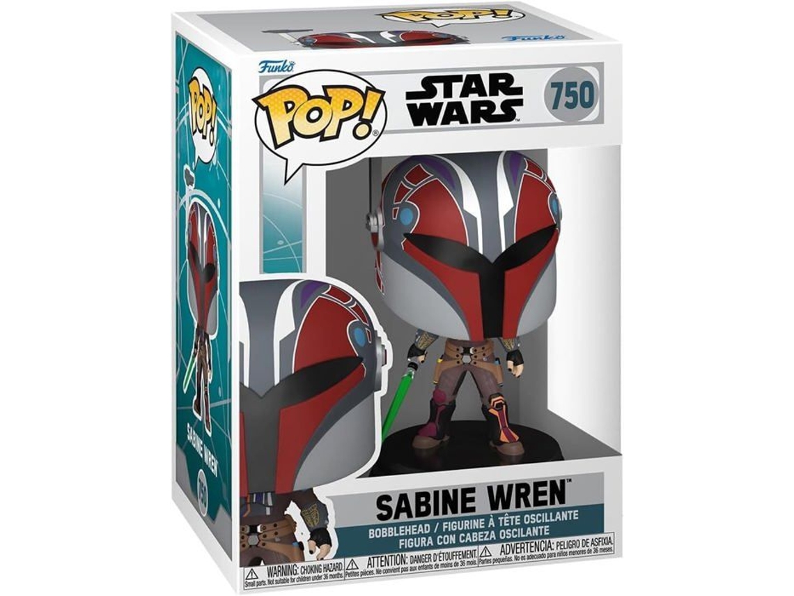 ¡Funko Pop! Figura n.° 750 Ahsoka Sabine Wren con sable láser