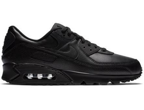 Tenis NIKE Air Max 90 Leather Hombre (43 - Negro)