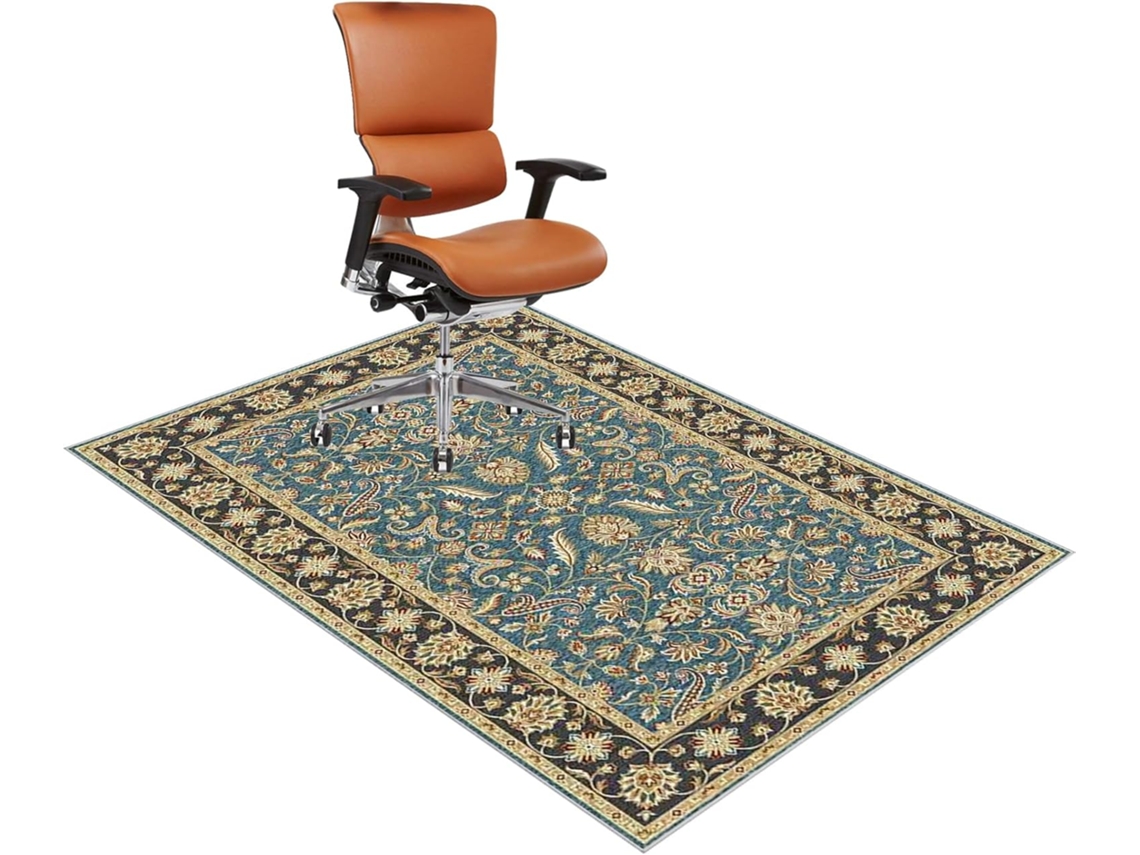 Tapete Protetor Cadeira Piso Escritório 70 X 100 Cm Piso Chão
