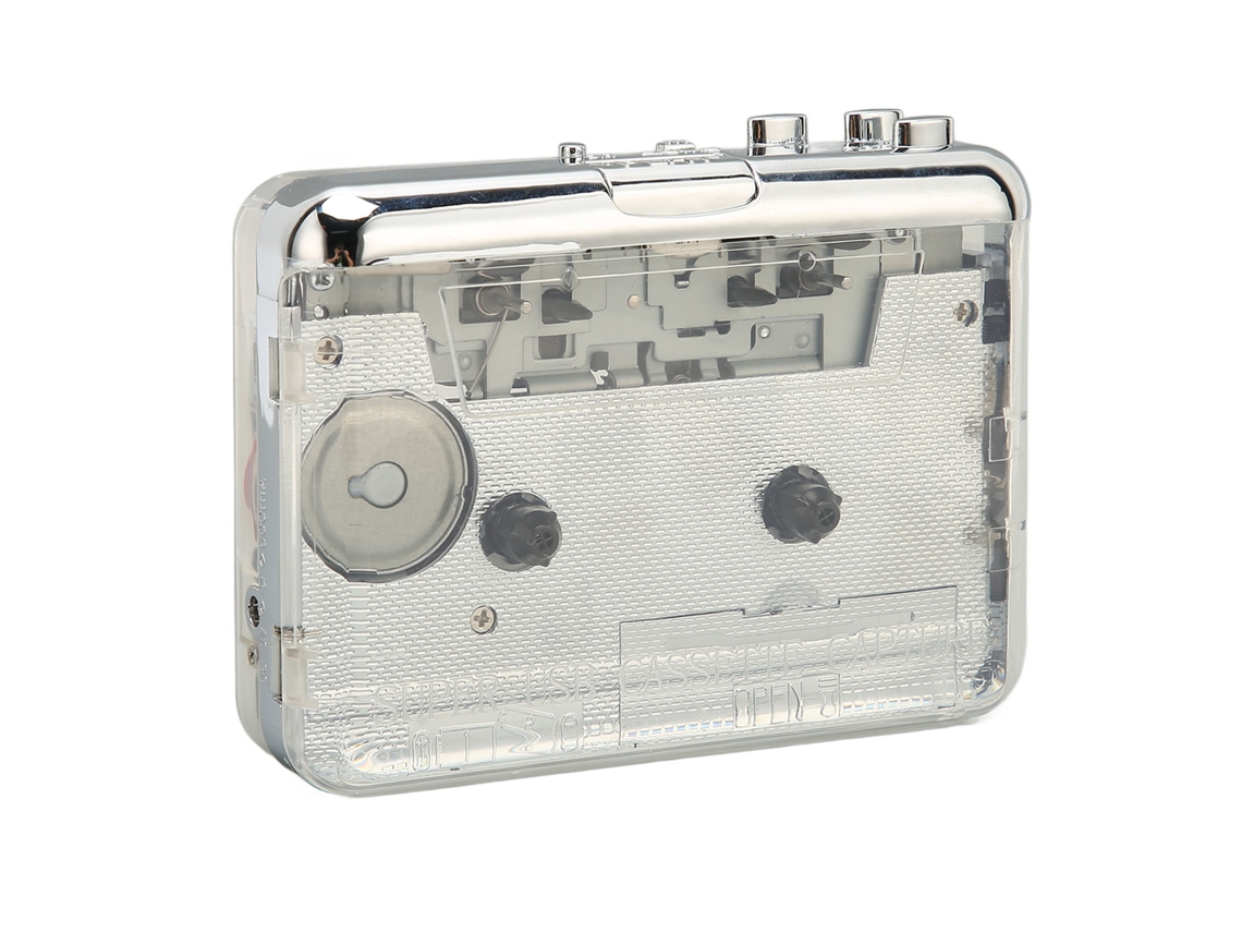 Reproductor De Cassette Portátil Multifunción Sonido Estéreo Claro Radio Fm Reproductor De Cassette Con Conector De Auriculares De 3,5 Mm
