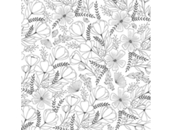Papel de Calco Japonés ARTEMIO (90 G/ M² - 30 X 30 cm - Flores)
