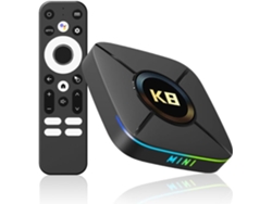Tv Box Android 14.0 Con 2 Gb De Ram Y 32 Gb De Rom, Compatible Con 4k/6k/8k, Wifi 5, Chipset Rk3518 (negro)