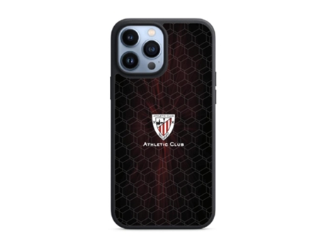 Funda Móvil Oficial Athletic Club para iPhone 13 Pro Max PHONECASES3D Piel Sintética Negro