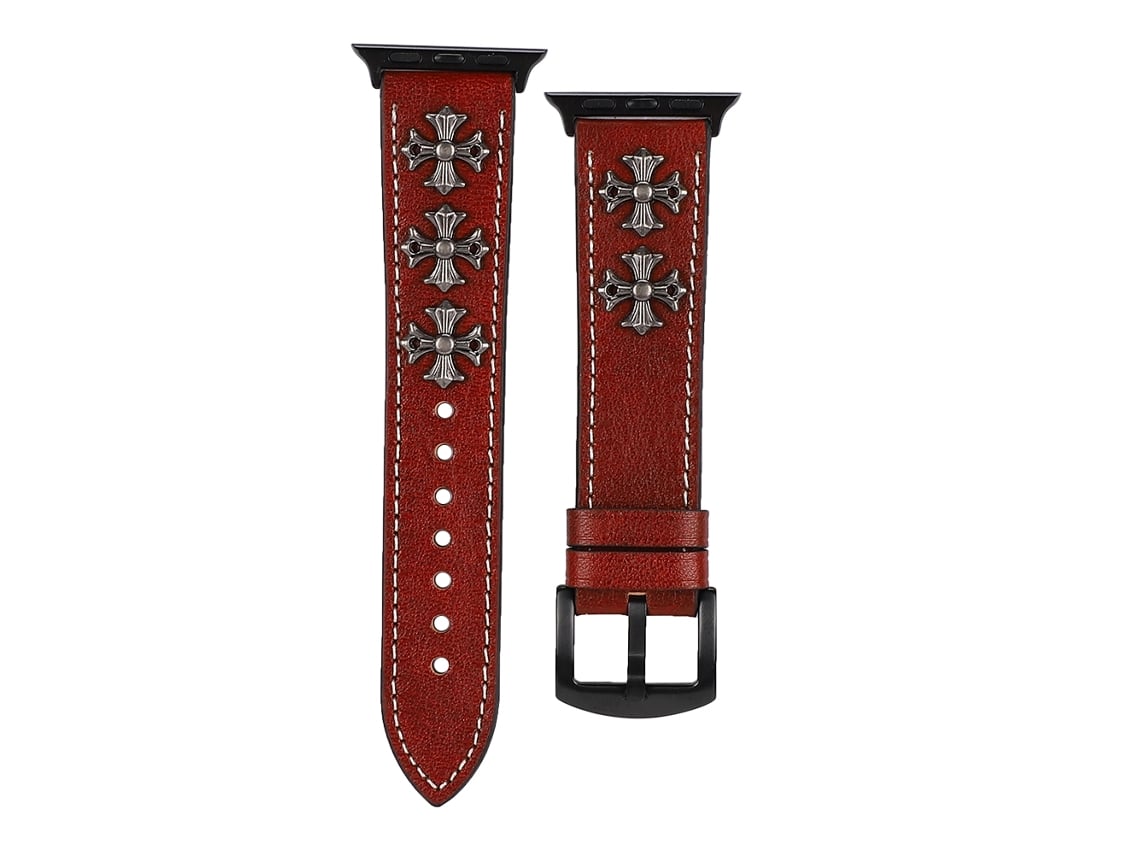 Correa De Repuesto Para Smartwatch Para Iwatch 1/2/3/4. Accesorio De Correa De Reloj Marrón