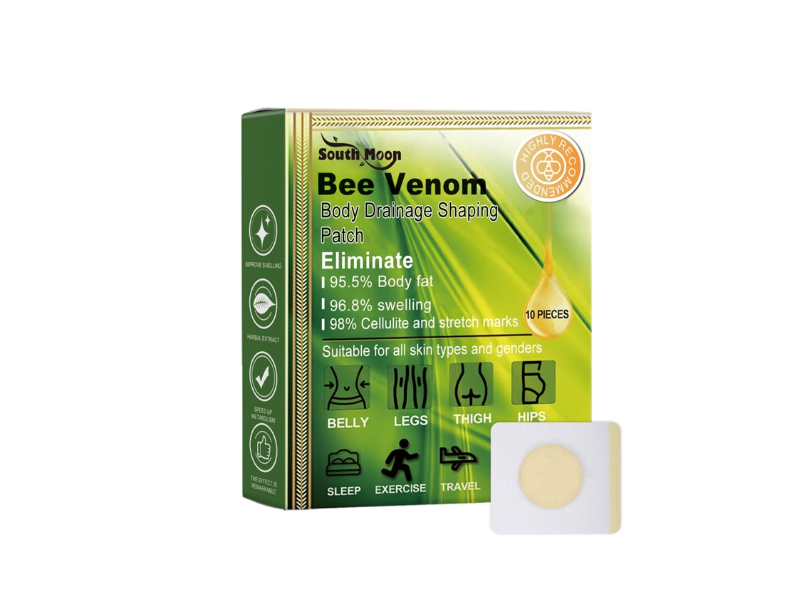 Parche reafirmante para el veneno de abeja
