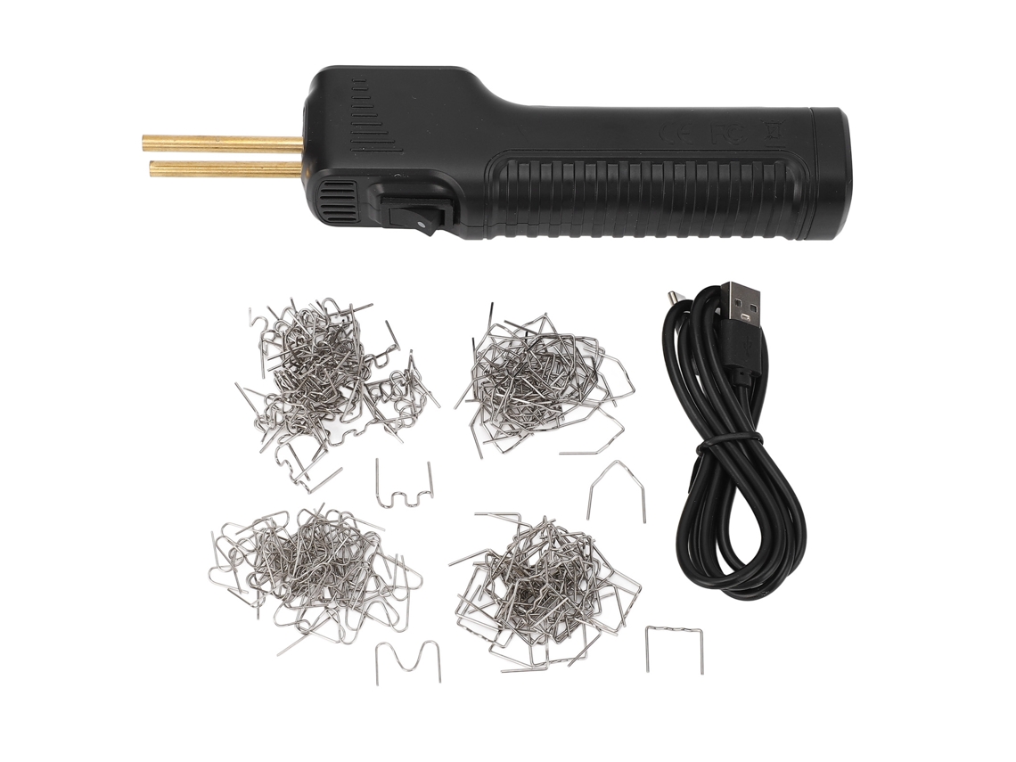 Máquina de soldagem de plástico sem fio portátil kit reparo para choques carro com 200 agulhas com MARCA