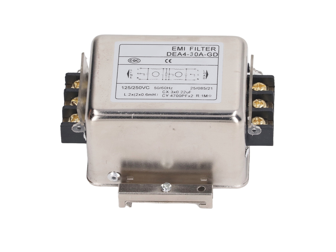 Veloriskku-filtro De Emi Anti-ruído 35mm Rail Instalação Filtro De Potência Monofásico 125v 250v