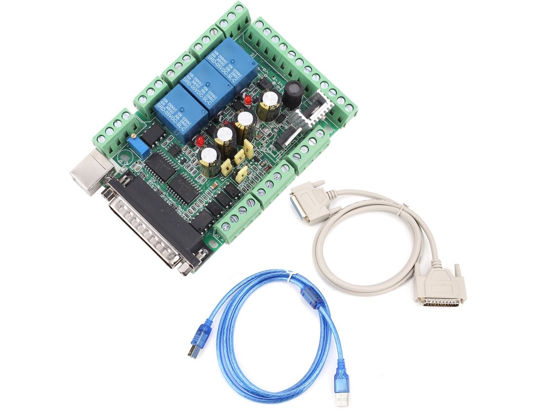 Placa De Interfaz Usb Mach3 De 6 Ejes Para Control De Motores Cnc